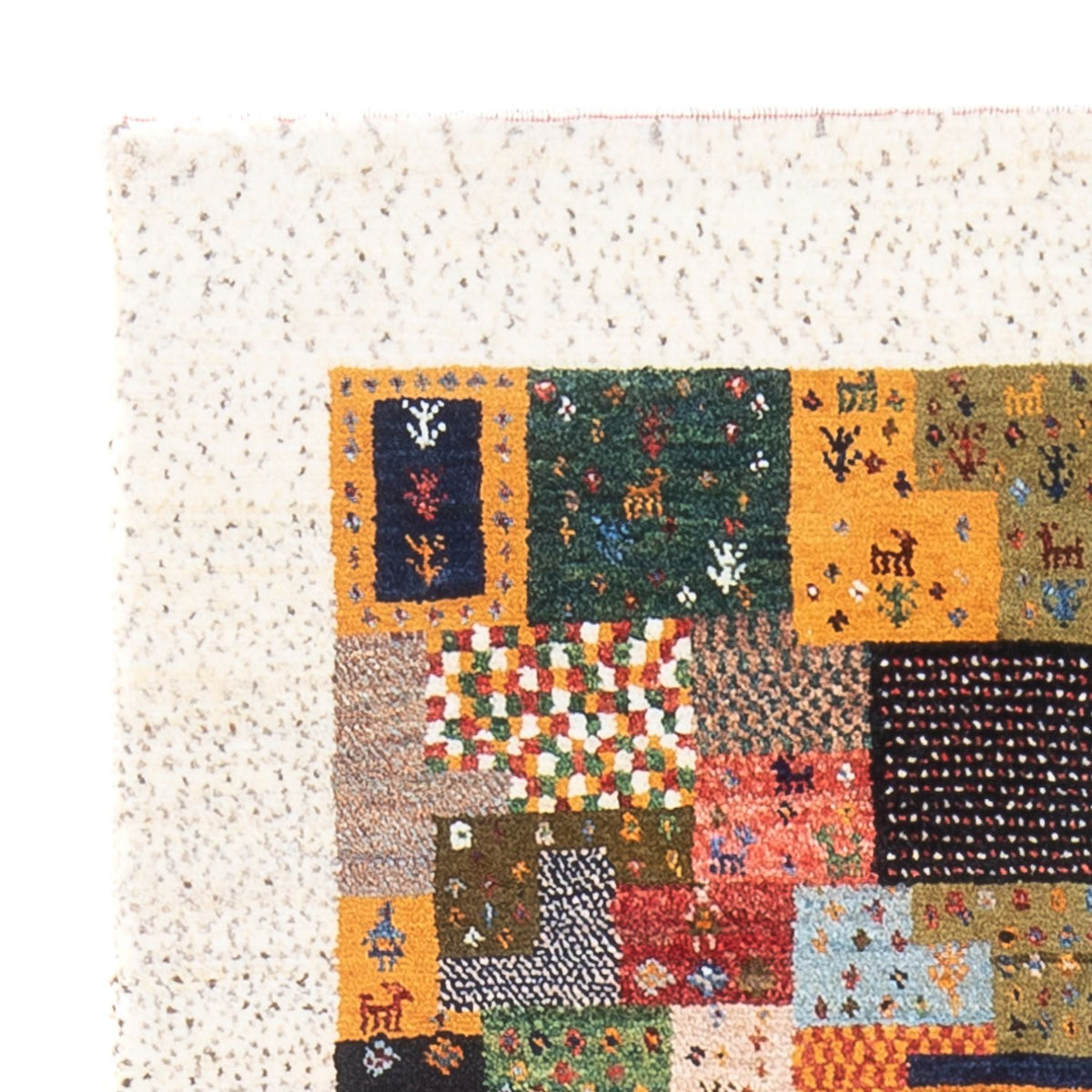 Dywan Gabbeh - Loribaft Perski - 134 x 82 cm - wielokolorowy