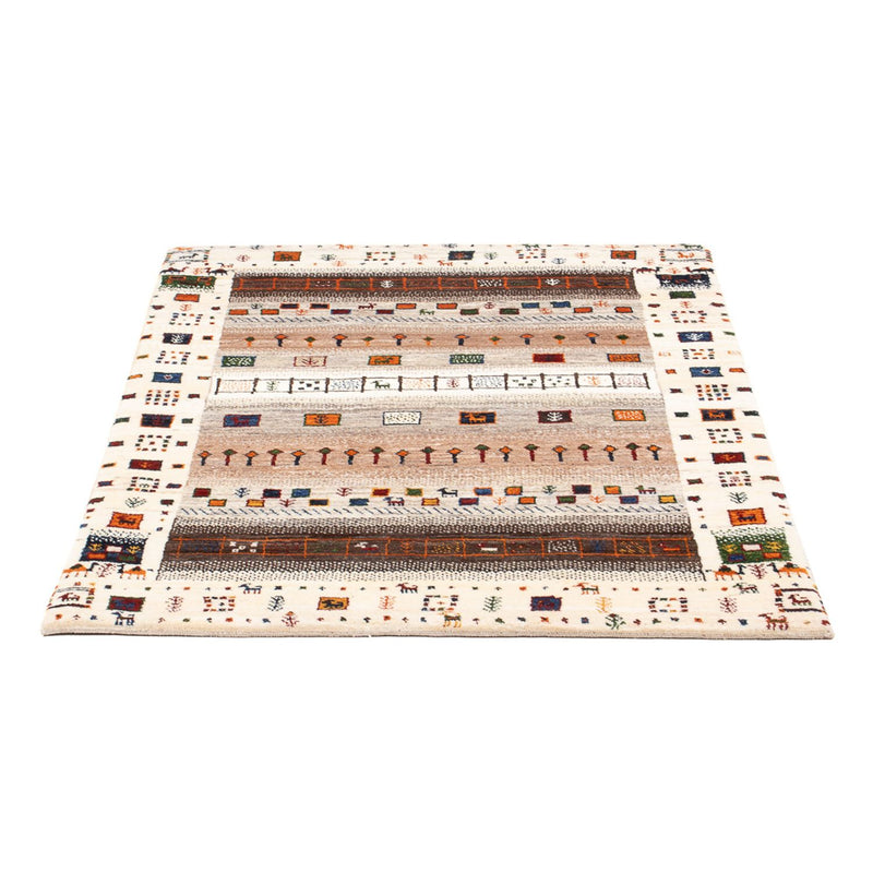 Dywan Gabbeh - Loribaft Perski - 127 x 84 cm - wielokolorowy