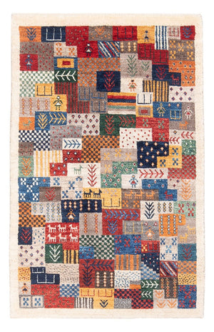 Dywan Gabbeh - Loribaft Perski - 129 x 78 cm - wielokolorowy