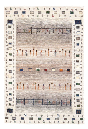 Dywan Gabbeh - Loribaft Perski - 134 x 86 cm - wielokolorowy