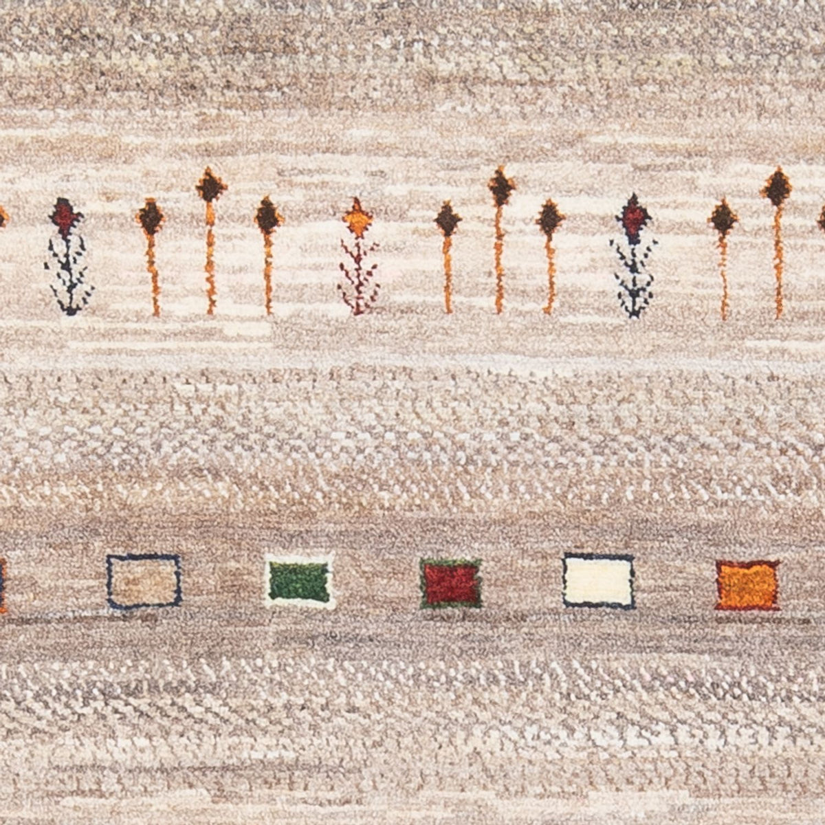 Dywan Gabbeh - Loribaft Perski - 134 x 86 cm - wielokolorowy