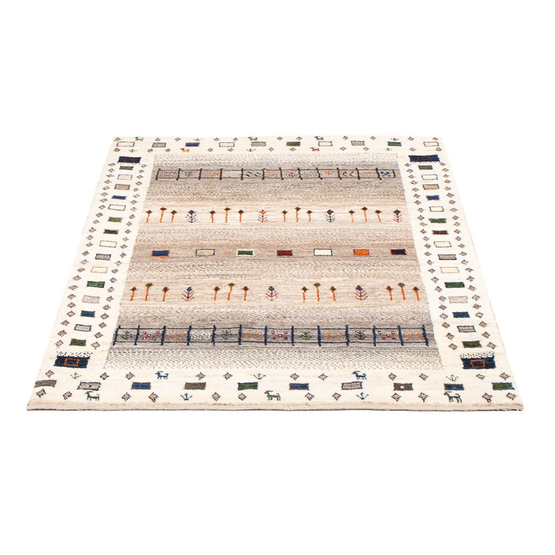 Dywan Gabbeh - Loribaft Perski - 134 x 86 cm - wielokolorowy