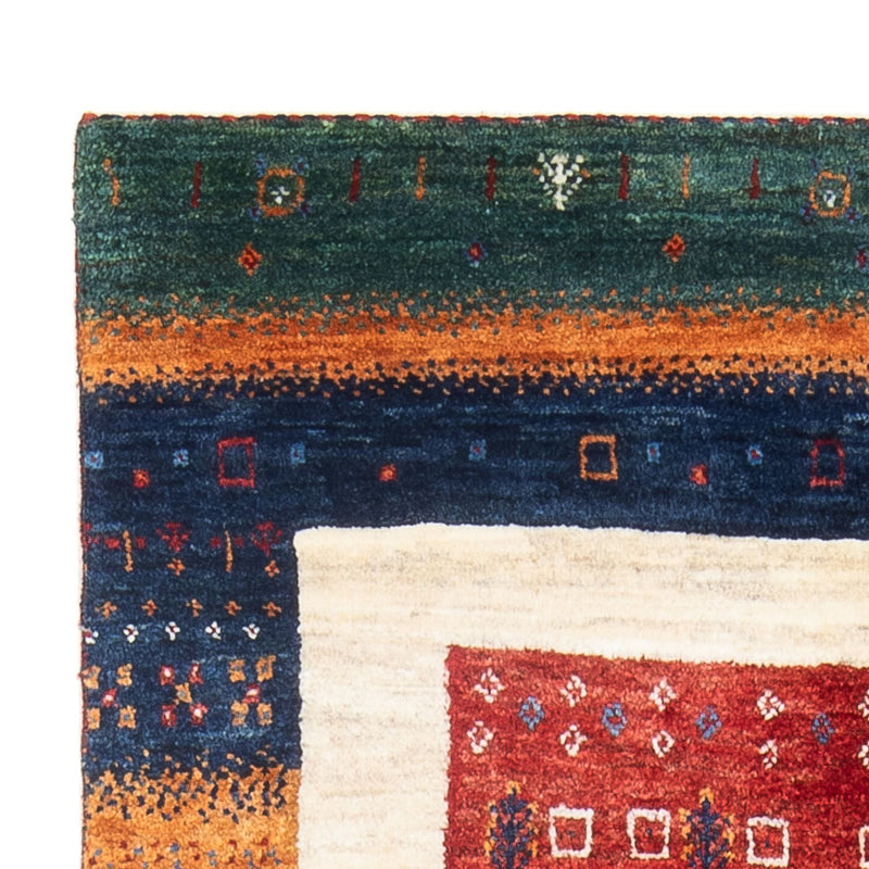 Dywan Gabbeh - Loribaft Perski - 138 x 83 cm - wielokolorowy