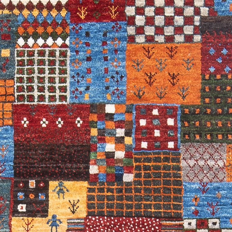 Dywan Gabbeh - Loribaft Perski - 135 x 80 cm - wielokolorowy