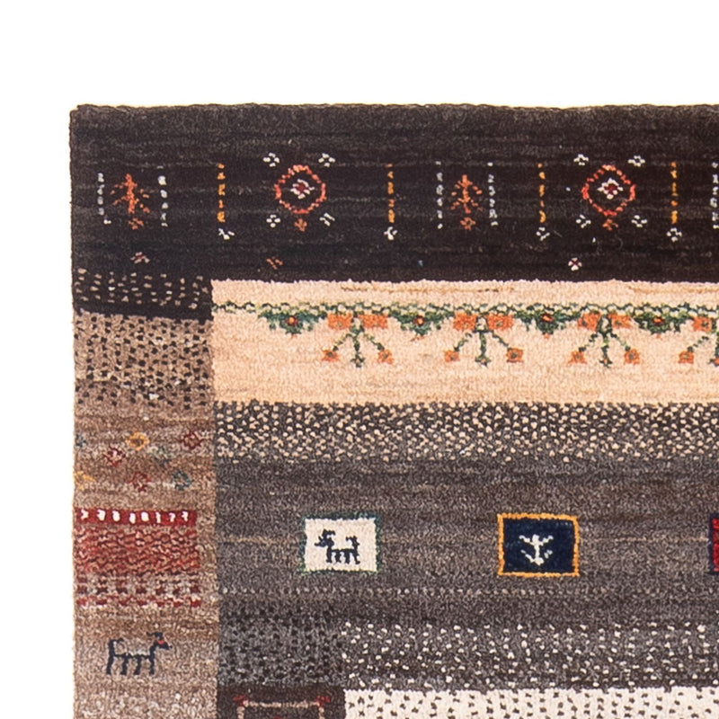 Dywan Gabbeh - Loribaft Perski - 121 x 80 cm - wielokolorowy