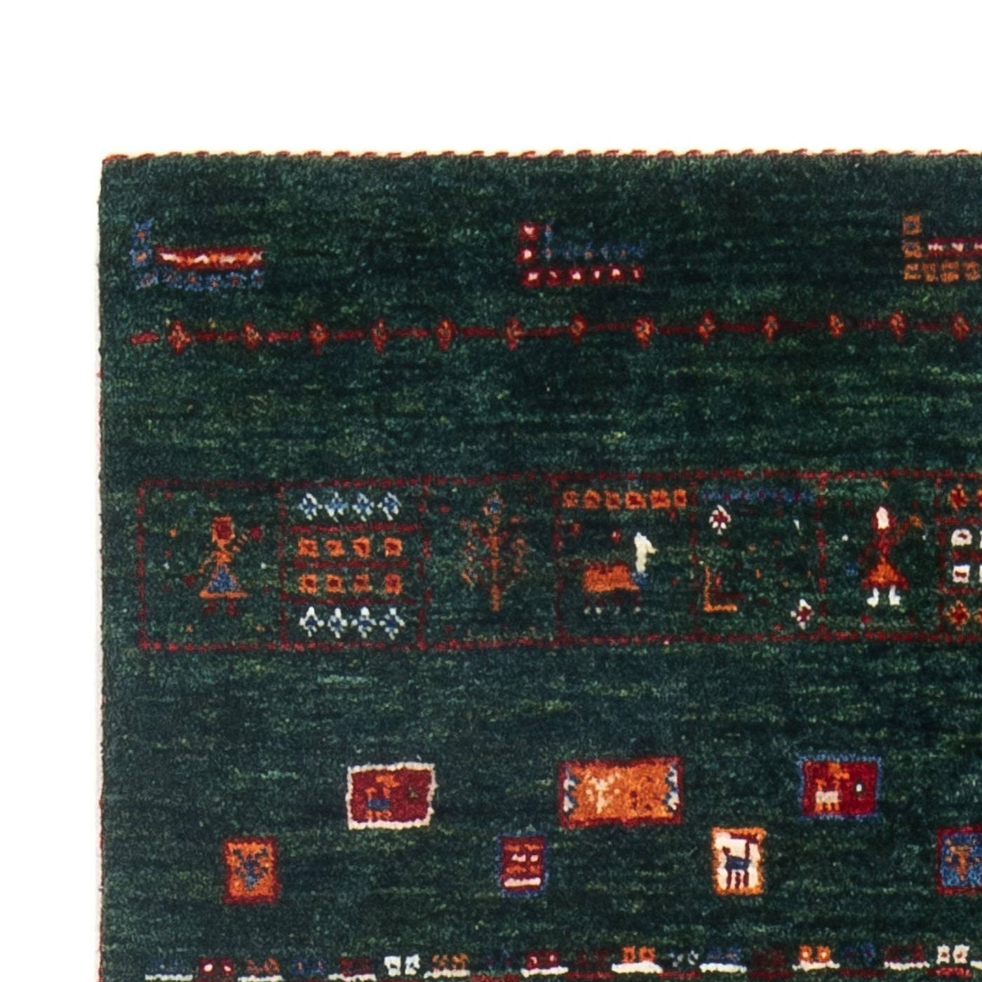 Loribaft Dywan 136x85cm - Perserteppich Wollteppich