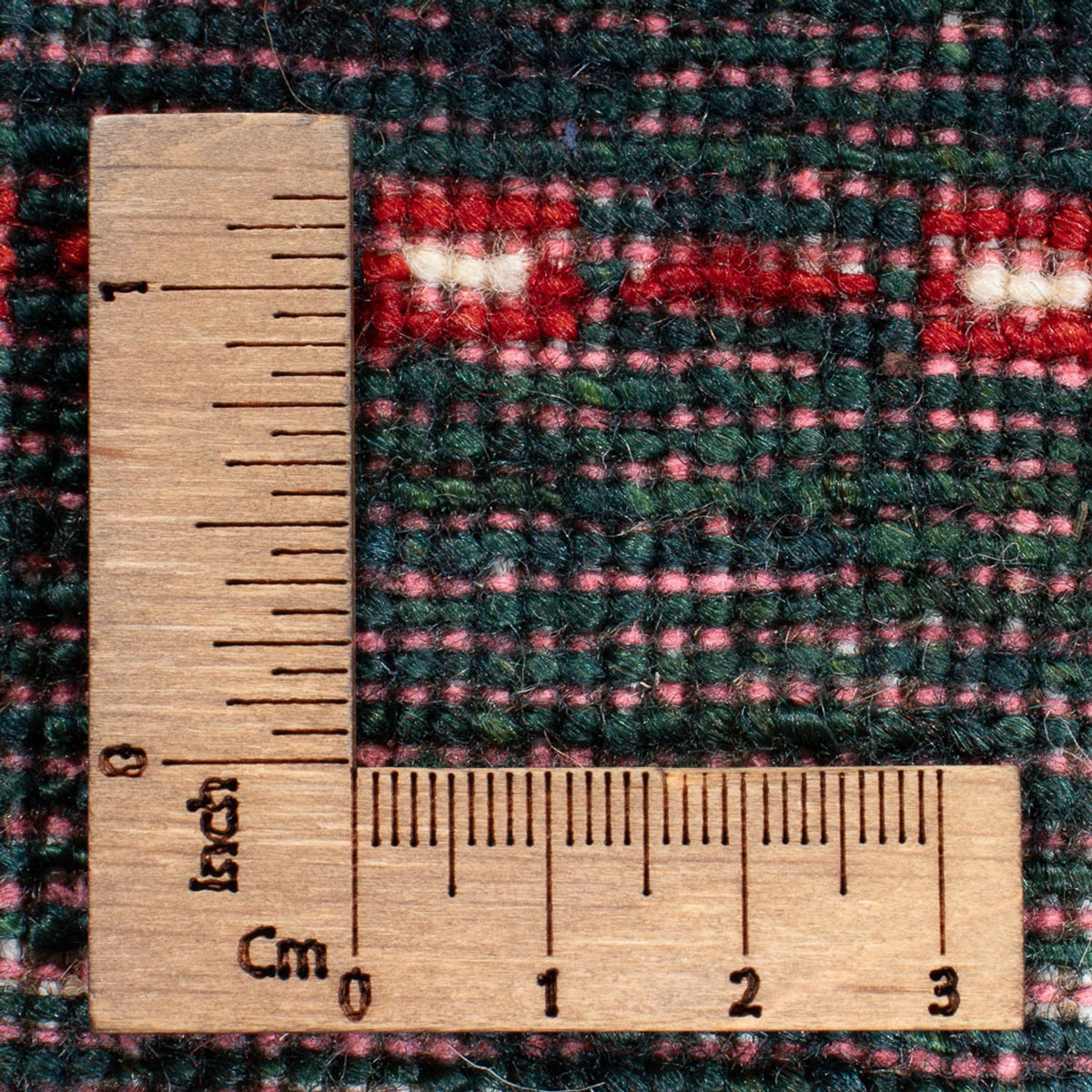 Dywan Gabbeh - Loribaft Perski - 135 x 85 cm - ciemna zieleń