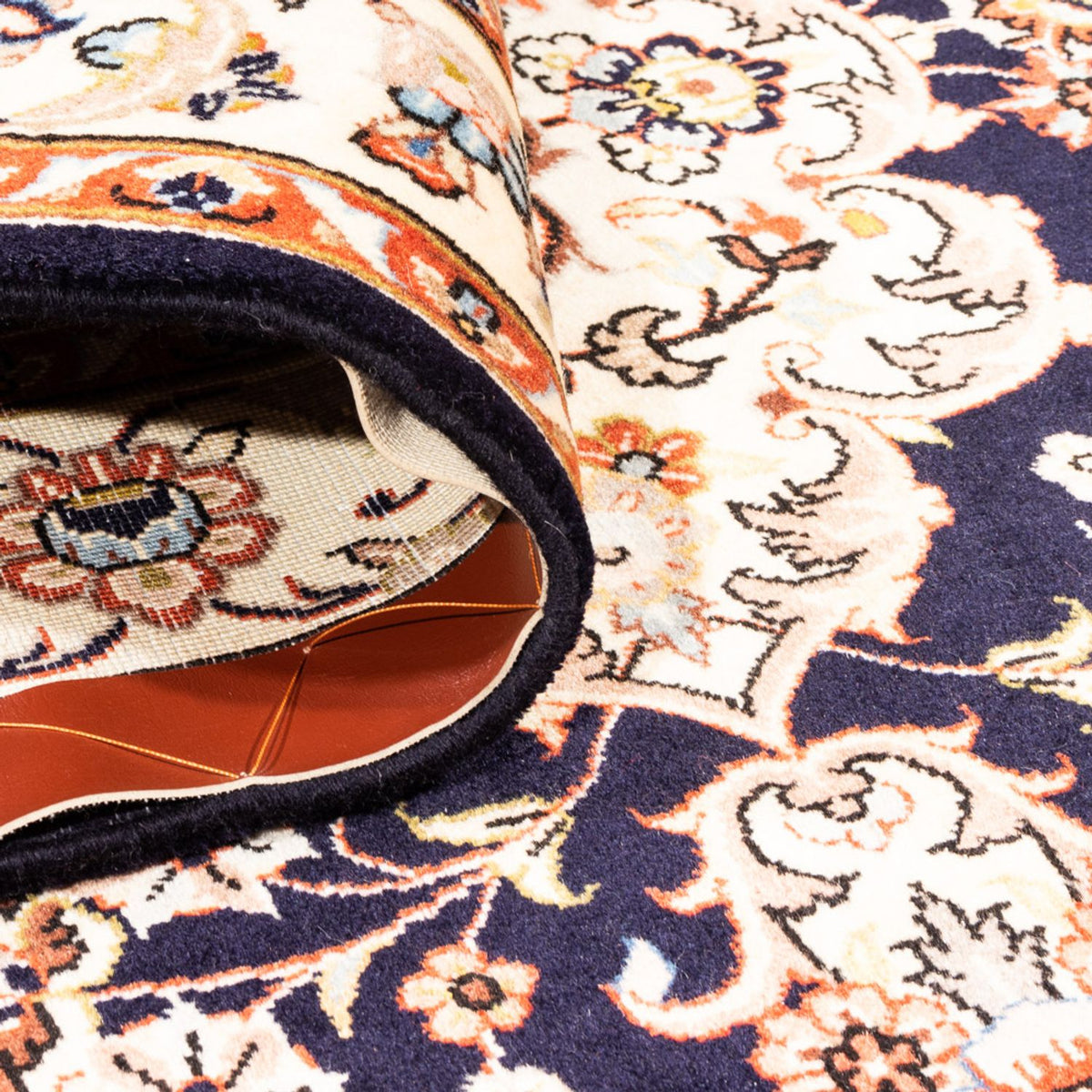 Dywan perski - Klasyczny - 174 x 120 cm - ciemnoniebieski