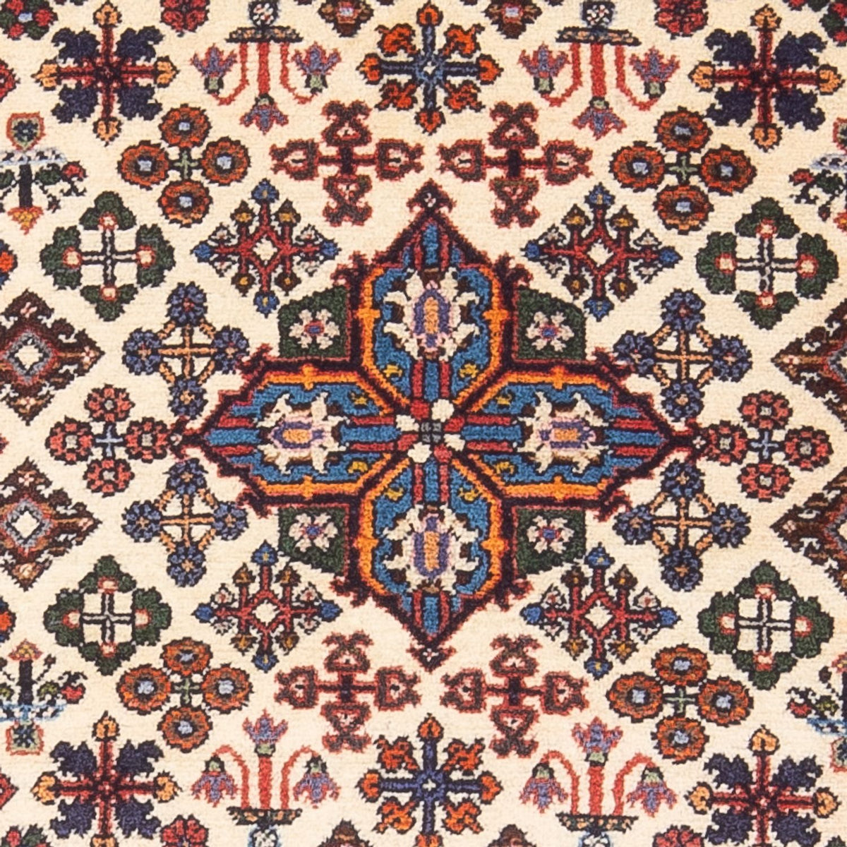 Biegacz Perski dywan - Nomadyczny - 165 x 65 cm - kremowy