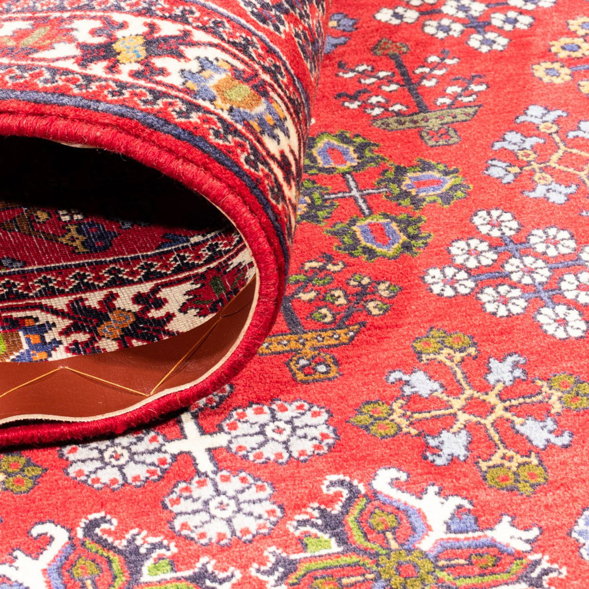 Perski dywan - Nomadyczny - 168 x 110 cm - czerwony