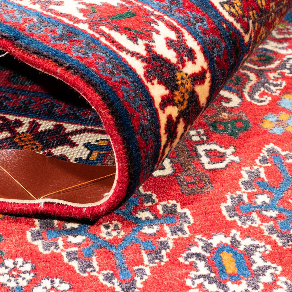 Perski dywan - Nomadyczny - 157 x 110 cm - czerwony