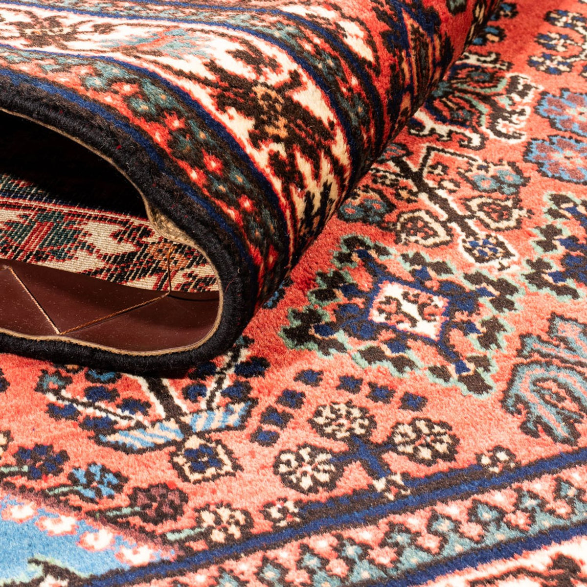 Perski dywan - Nomadyczny - 156 x 105 cm - czerwony