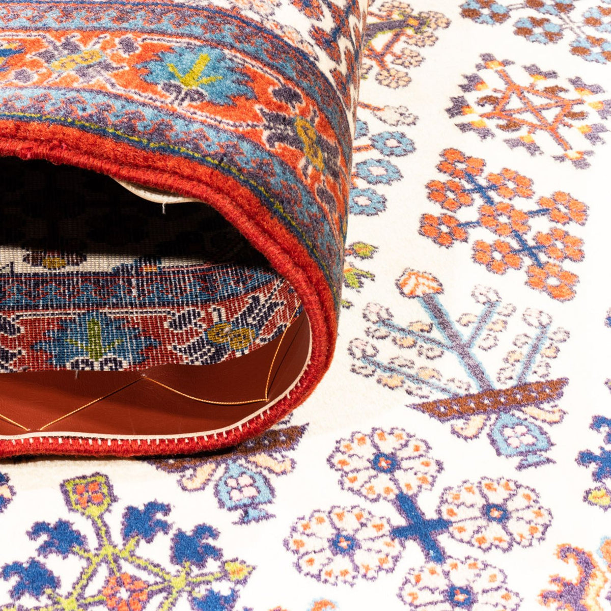 Perski dywan - Nomadyczny - 178 x 115 cm - kremowy