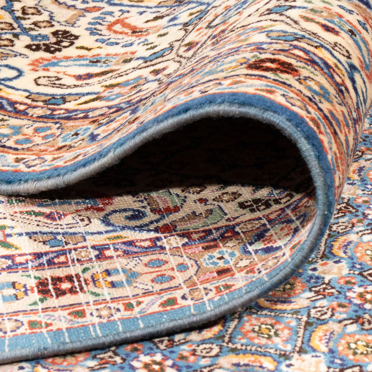 Dywan perski - Klasyczny - 340 x 242 cm - ciemnoniebieski