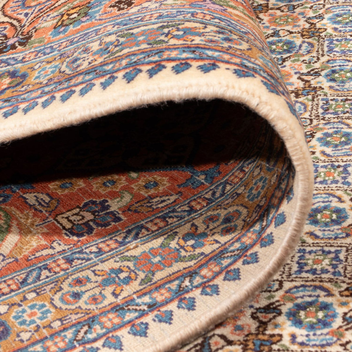 Dywan perski - Klasyczny - 350 x 243 cm - ciemny beż