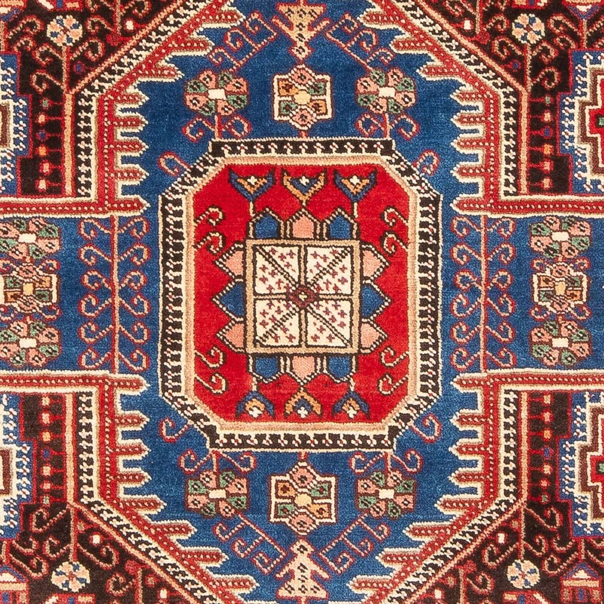 Perski dywan - Nomadyczny - 200 x 143 cm - czerwony