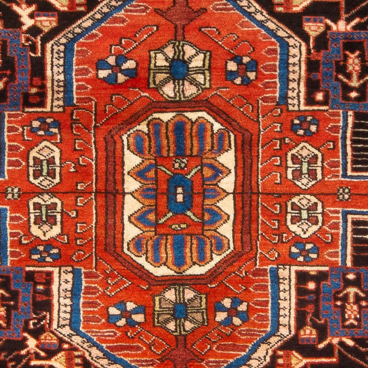 Perski dywan - Nomadyczny - 207 x 147 cm - czerwony