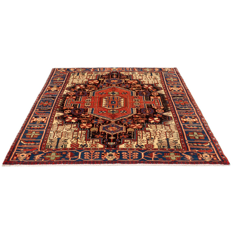 Perski dywan - Nomadyczny - 207 x 147 cm - czerwony