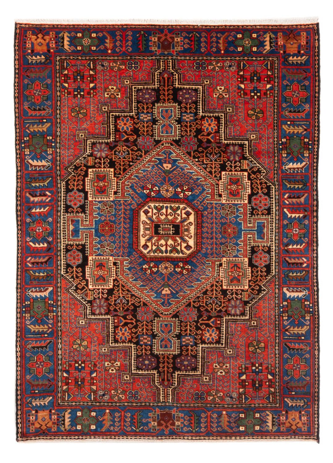 Perski dywan - Nomadyczny - 205 x 137 cm - niebieski