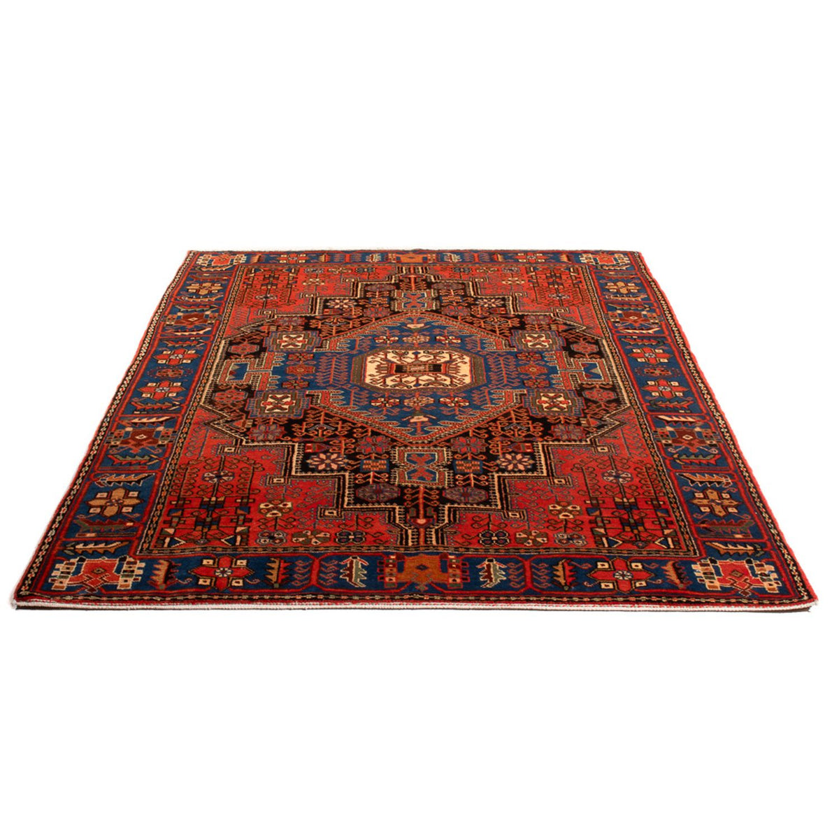 Perski dywan - Nomadyczny - 196 x 150 cm - niebieski