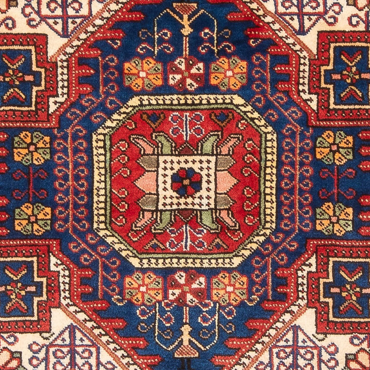 Perski dywan - Nomadyczny - 200 x 146 cm - niebieski