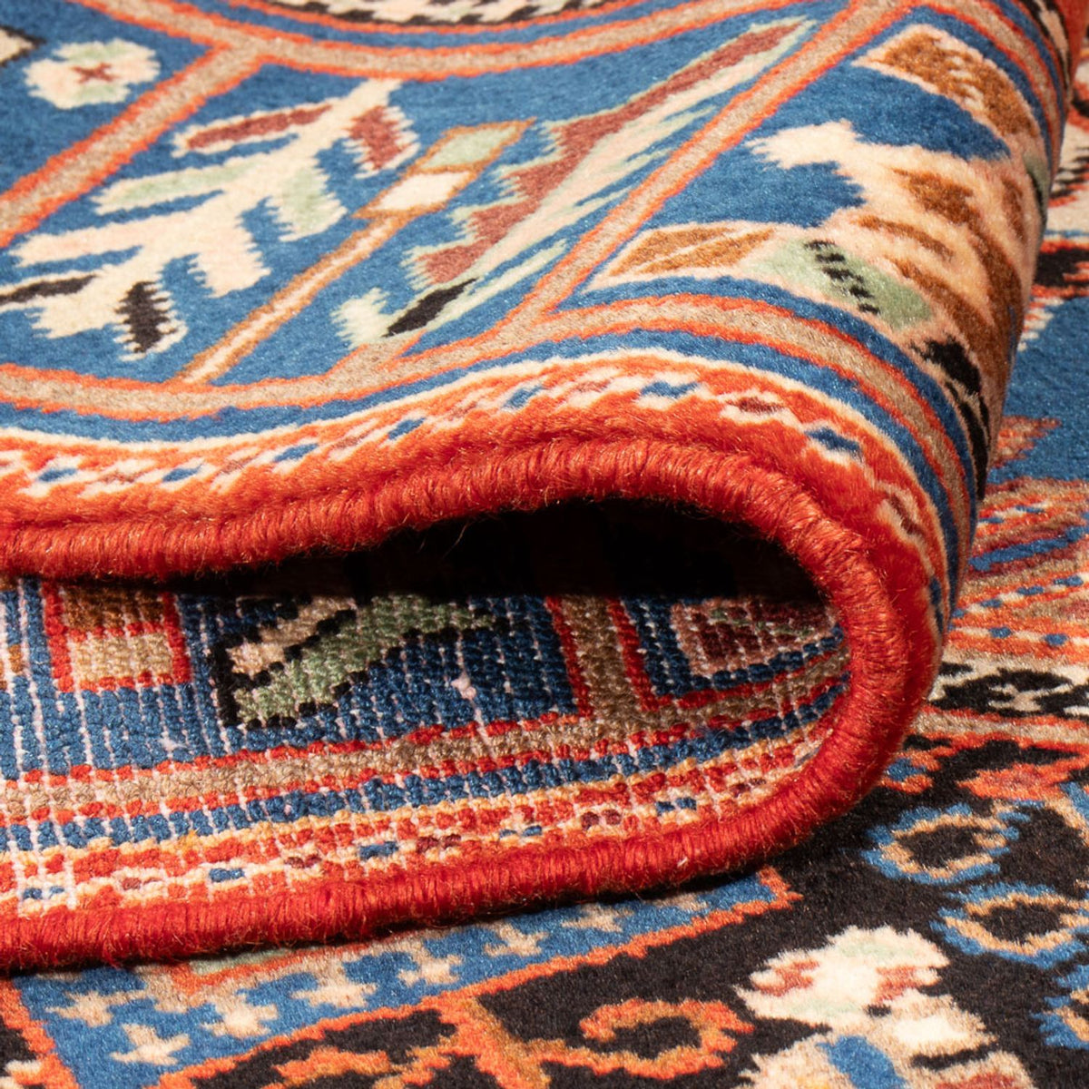 Perski dywan - Nomadyczny - 200 x 147 cm - niebieski