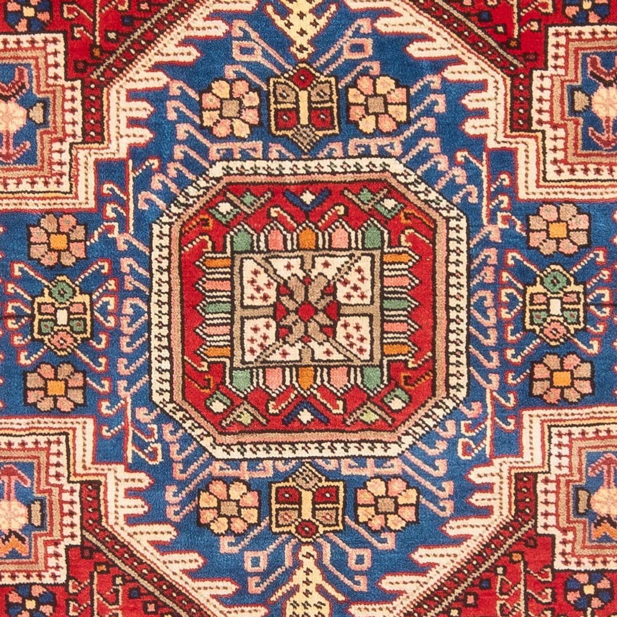 Perski dywan - Nomadyczny - 197 x 136 cm - niebieski