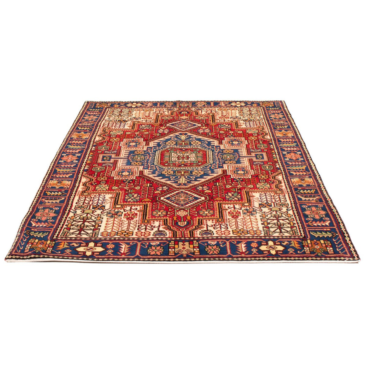 Perski dywan - Nomadyczny - 197 x 136 cm - niebieski