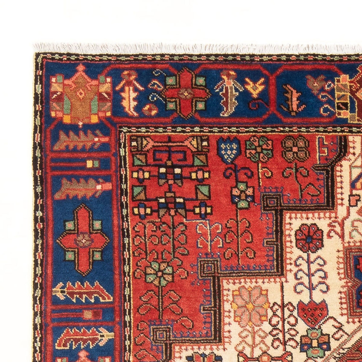 Perski dywan - Nomadyczny - 200 x 140 cm - czerwony