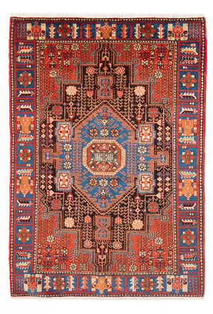 Perski dywan - Nomadyczny - 204 x 136 cm - niebieski