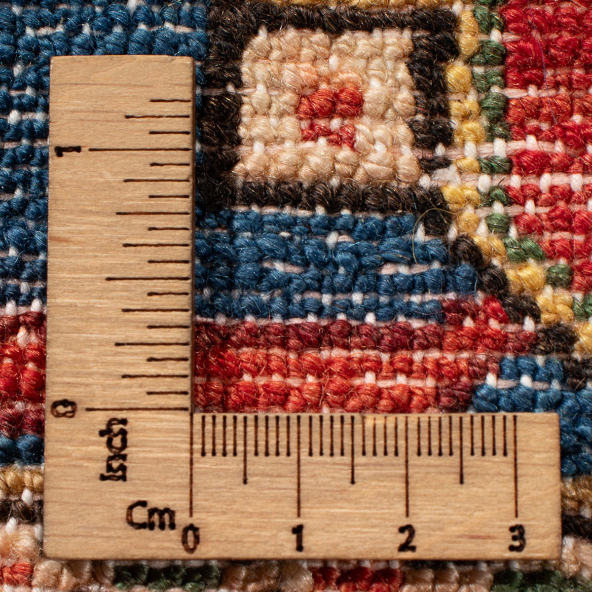 Perski dywan - Nomadyczny - 187 x 143 cm - niebieski