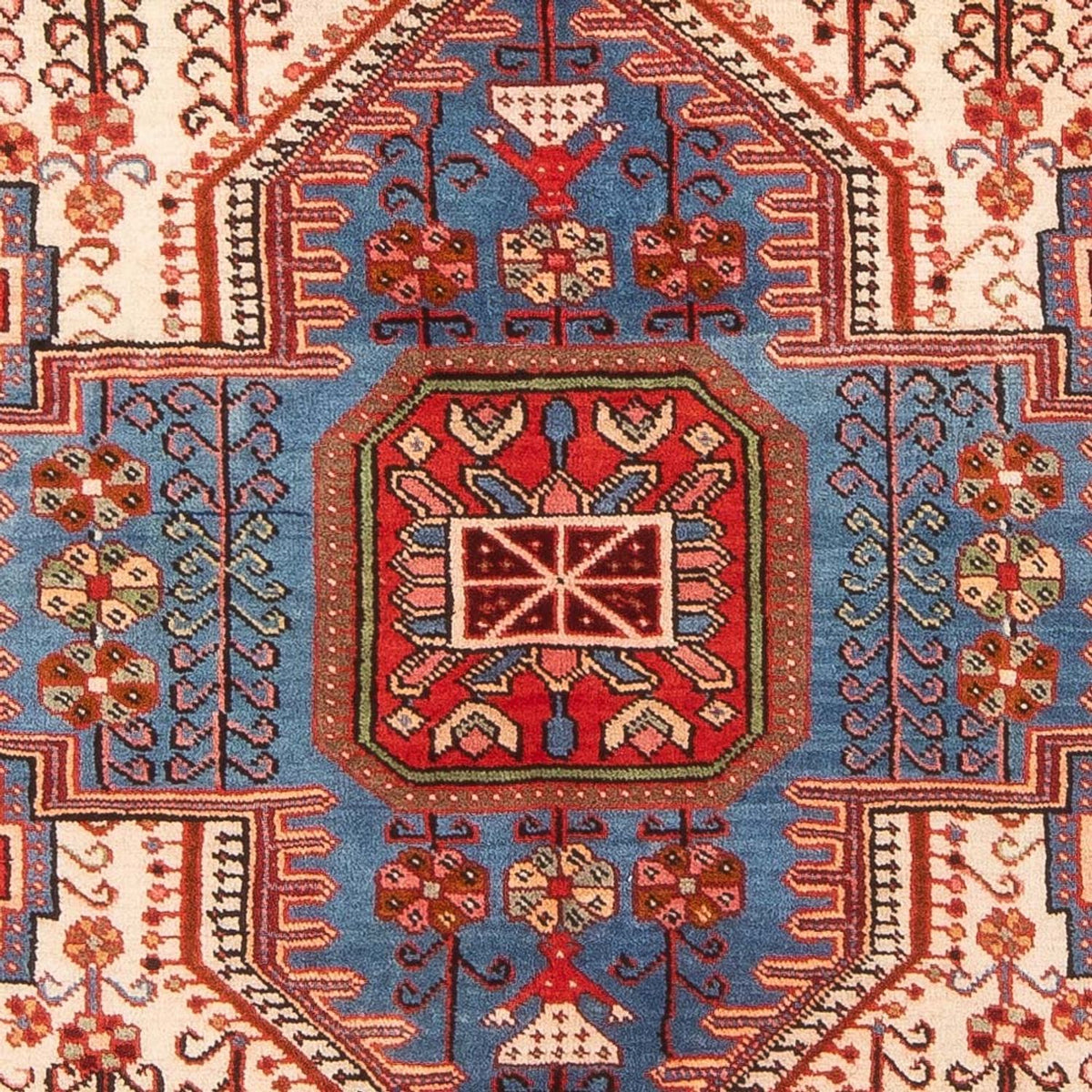 Perski dywan - Nomadyczny - 199 x 150 cm - niebieski