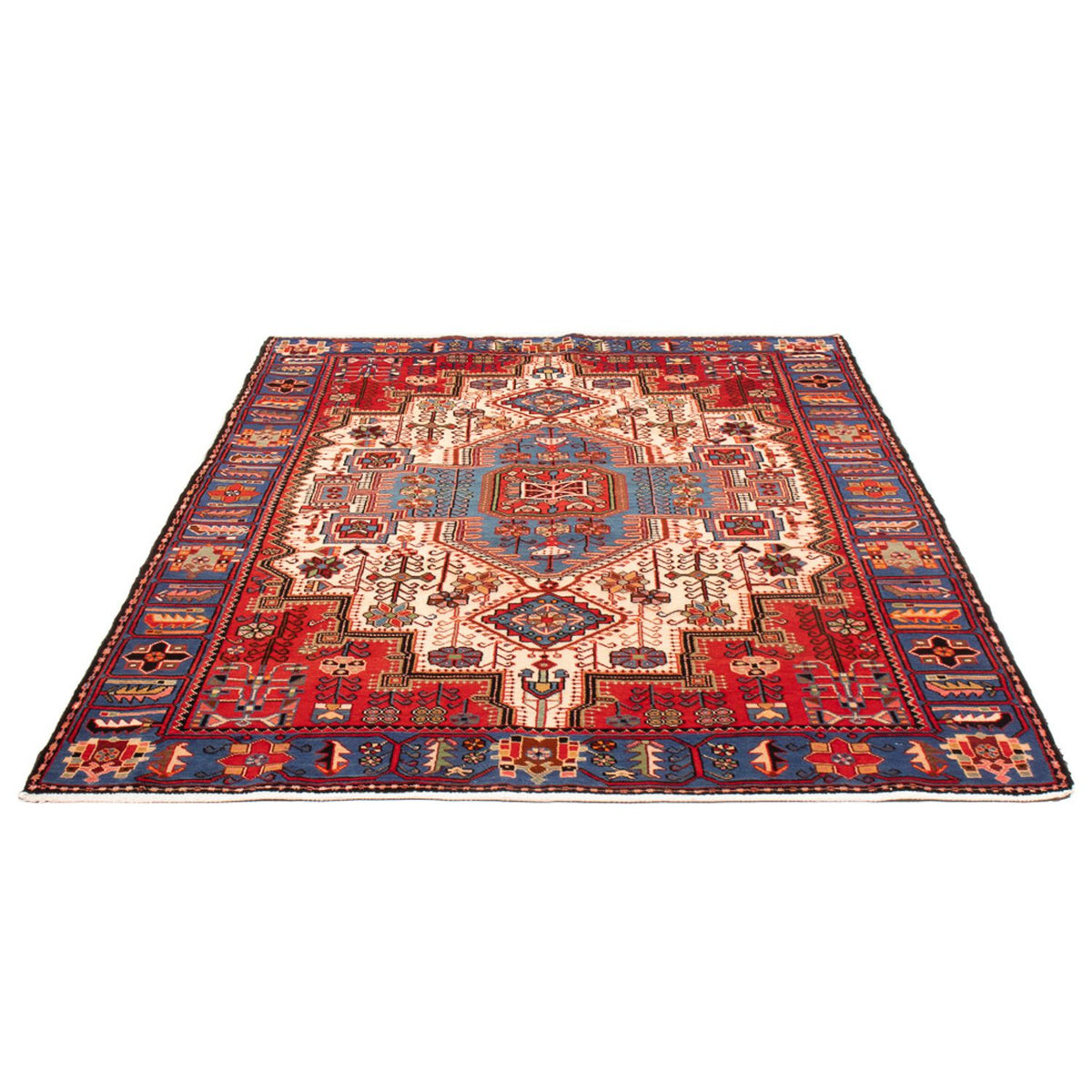 Perski dywan - Nomadyczny - 199 x 150 cm - niebieski