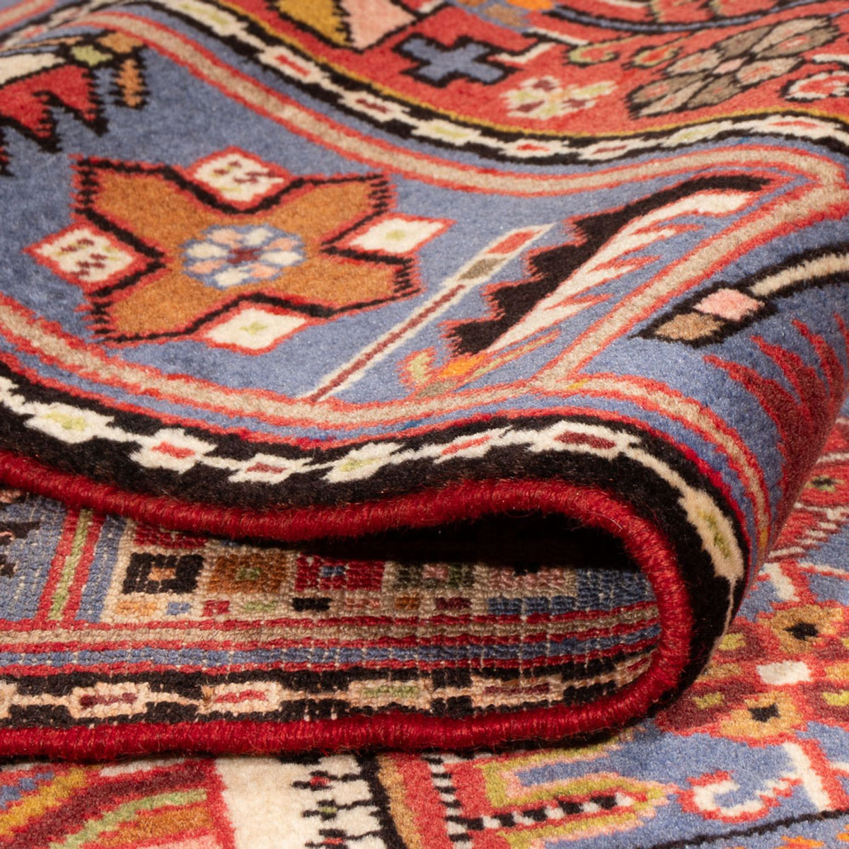 Perski dywan - Nomadyczny - 200 x 130 cm - niebieski