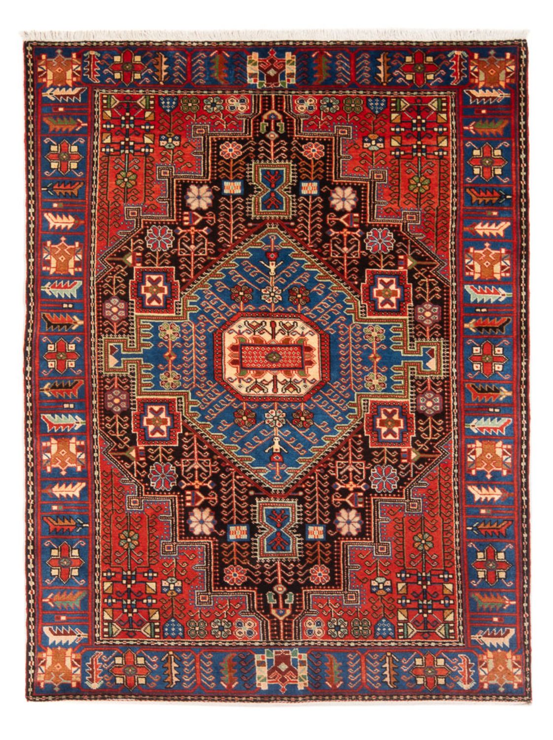 Perski dywan - Nomadyczny - 210 x 132 cm - niebieski