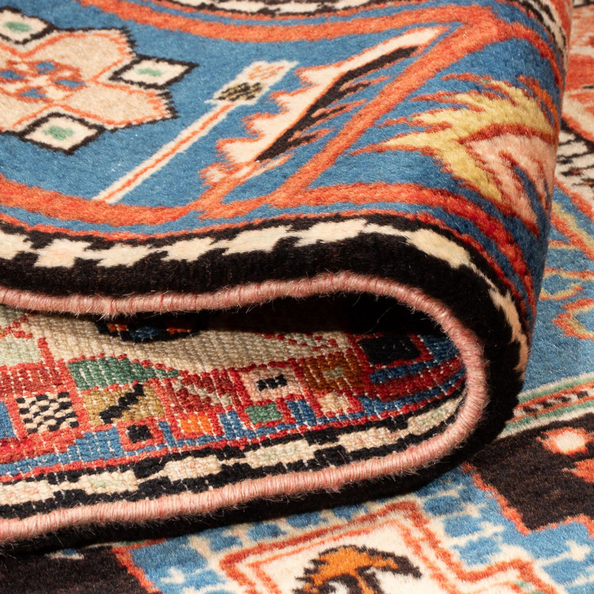 Perski dywan - Nomadyczny - 200 x 140 cm - niebieski