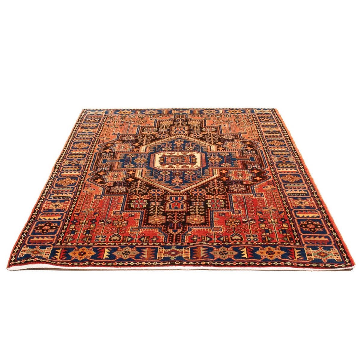 Perski dywan - Nomadyczny - 202 x 140 cm - ciemnoniebieski