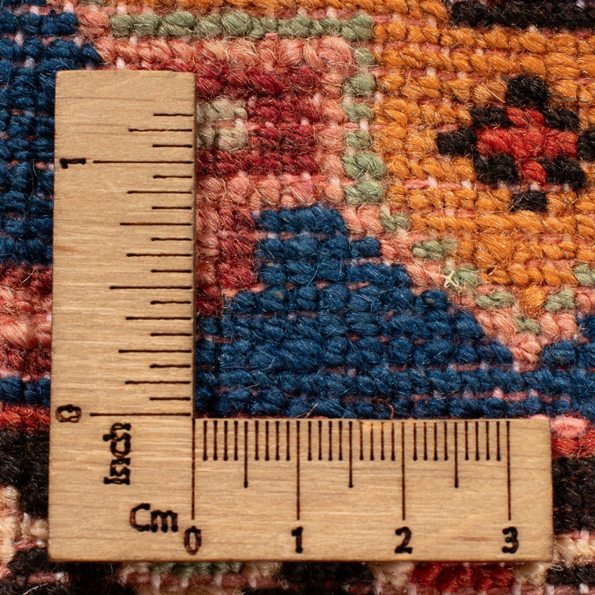 Perski dywan - Nomadyczny - 202 x 140 cm - ciemnoniebieski