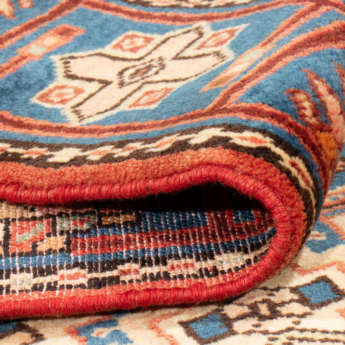 Perski dywan - Nomadyczny - 195 x 138 cm - niebieski