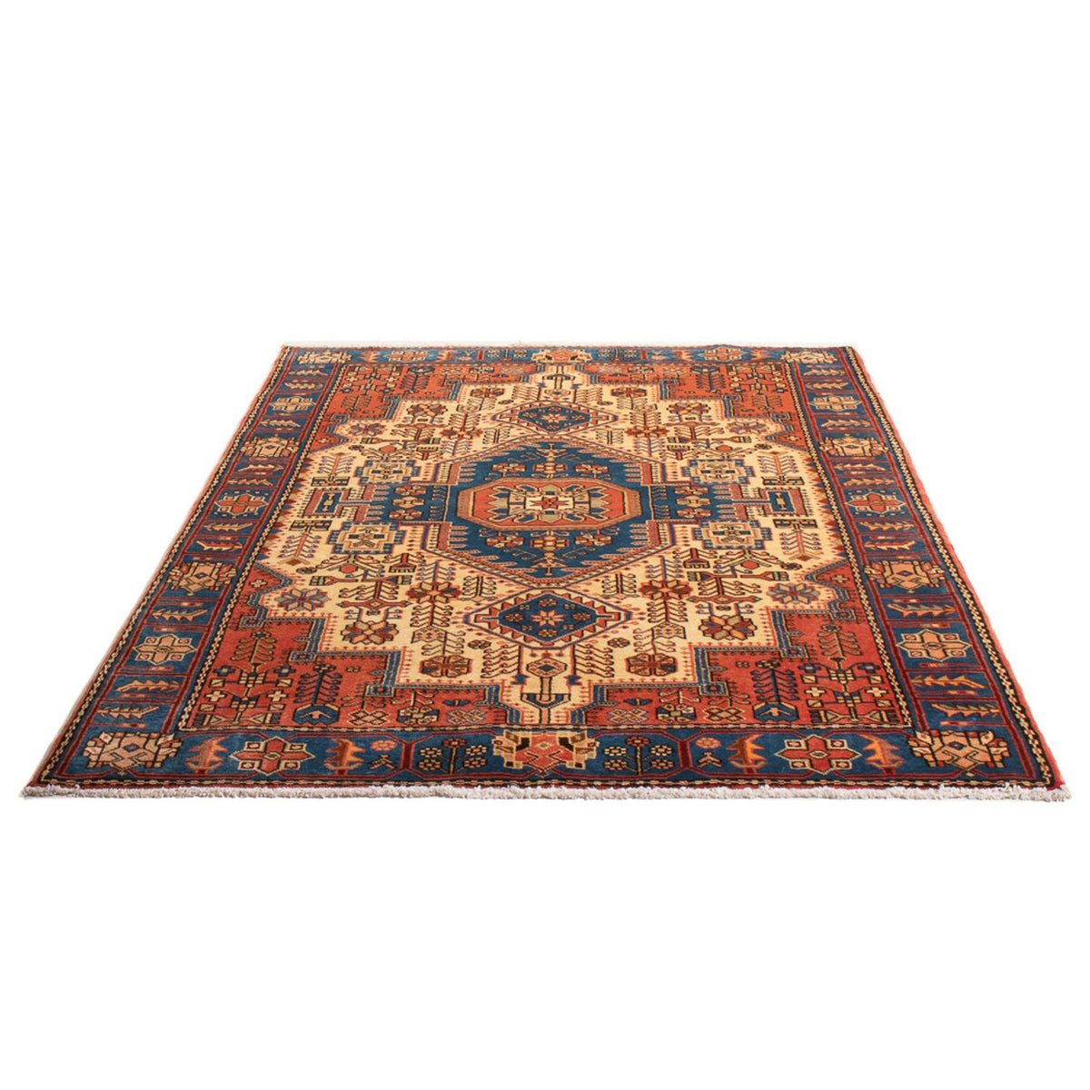 Perski dywan - Nomadyczny - 195 x 138 cm - niebieski