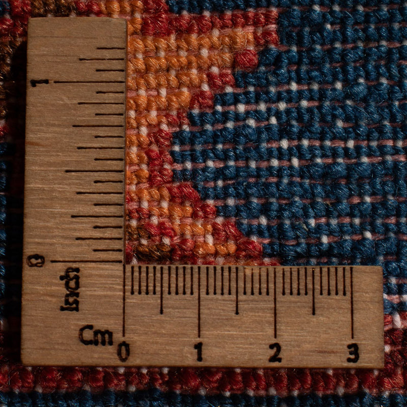 Perski dywan - Nomadyczny - 195 x 138 cm - niebieski