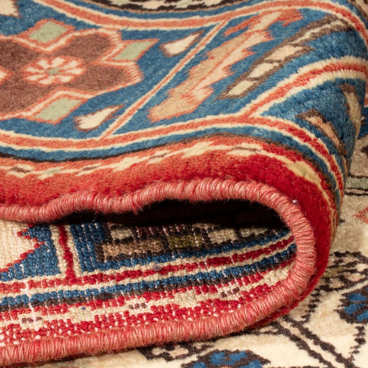 Perski dywan - Nomadyczny - 190 x 138 cm - niebieski