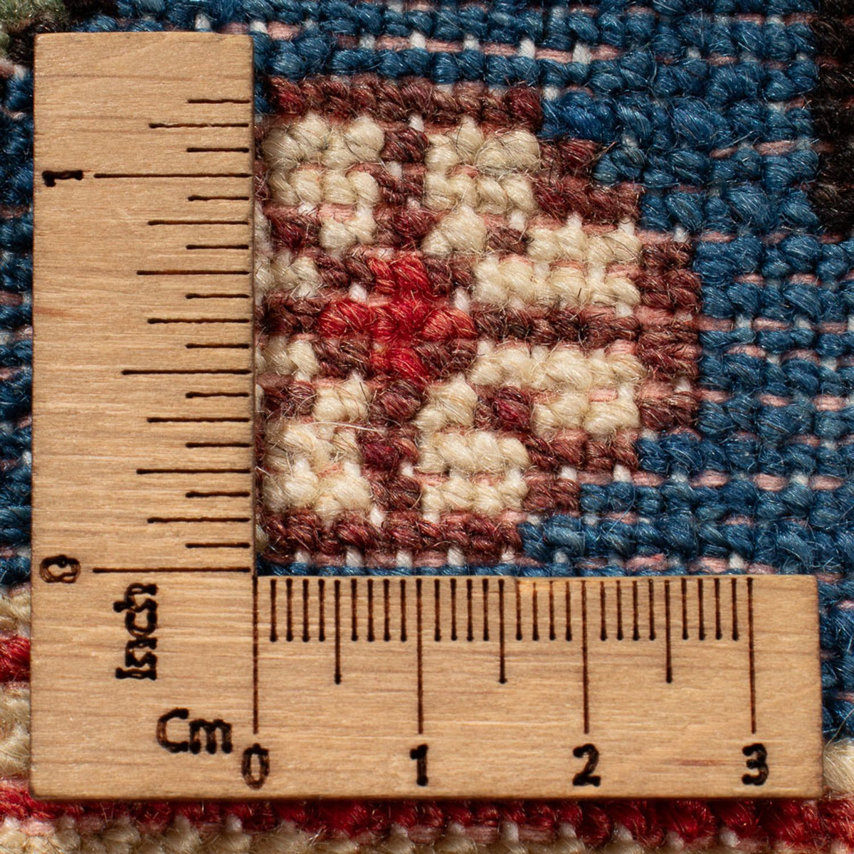 Perski dywan - Nomadyczny - 190 x 138 cm - niebieski