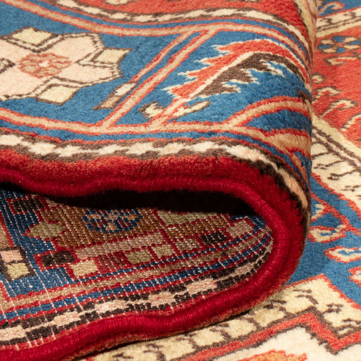 Perski dywan - Nomadyczny - 192 x 143 cm - niebieski