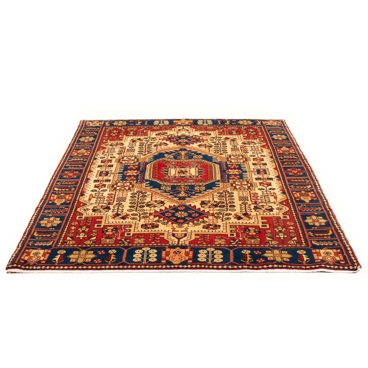 Perski dywan - Nomadyczny - 192 x 143 cm - niebieski