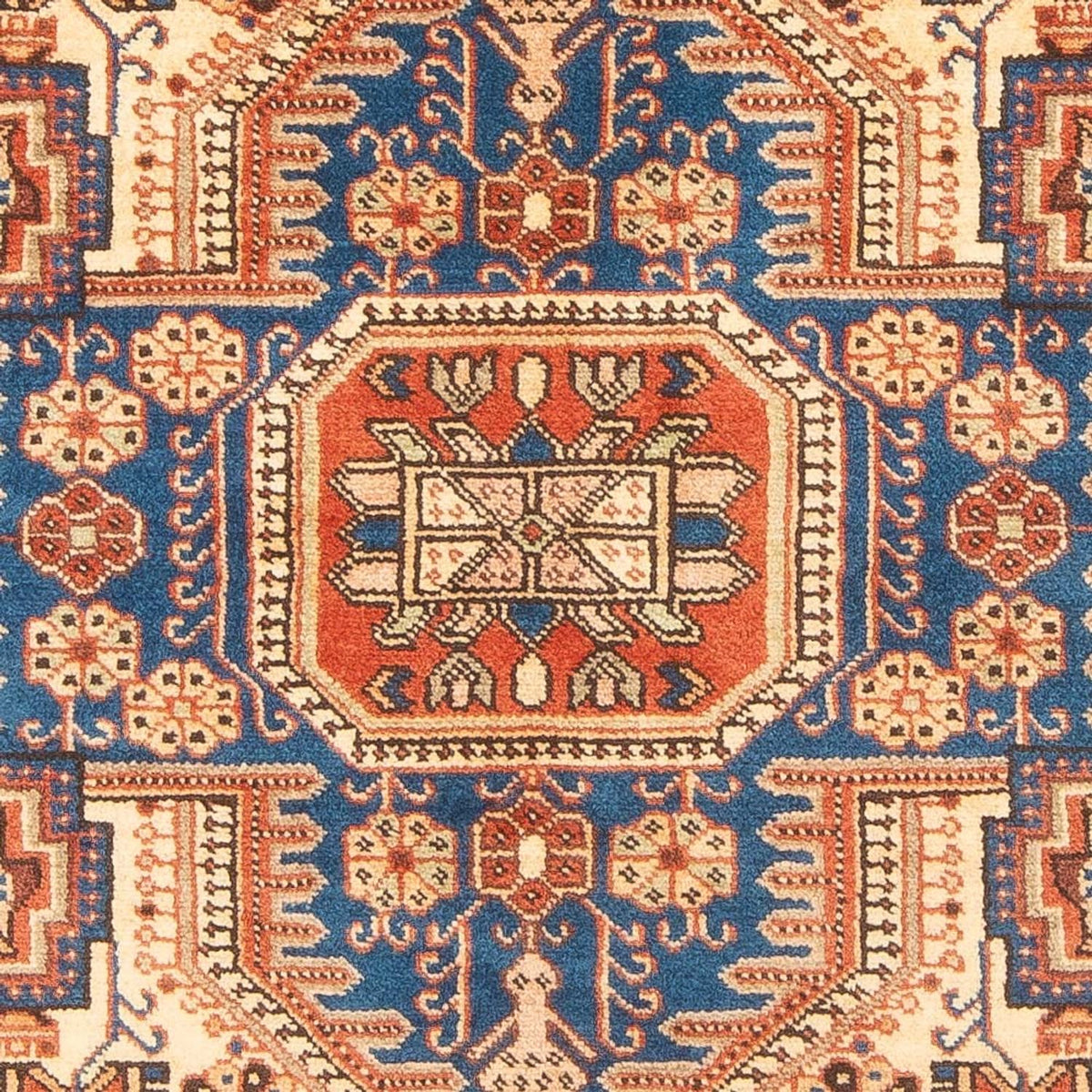 Perski dywan - Nomadyczny - 196 x 142 cm - niebieski