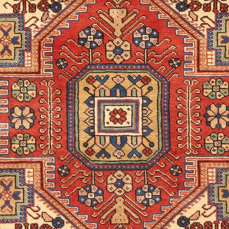 Perski dywan - Nomadyczny - 202 x 143 cm - czerwony