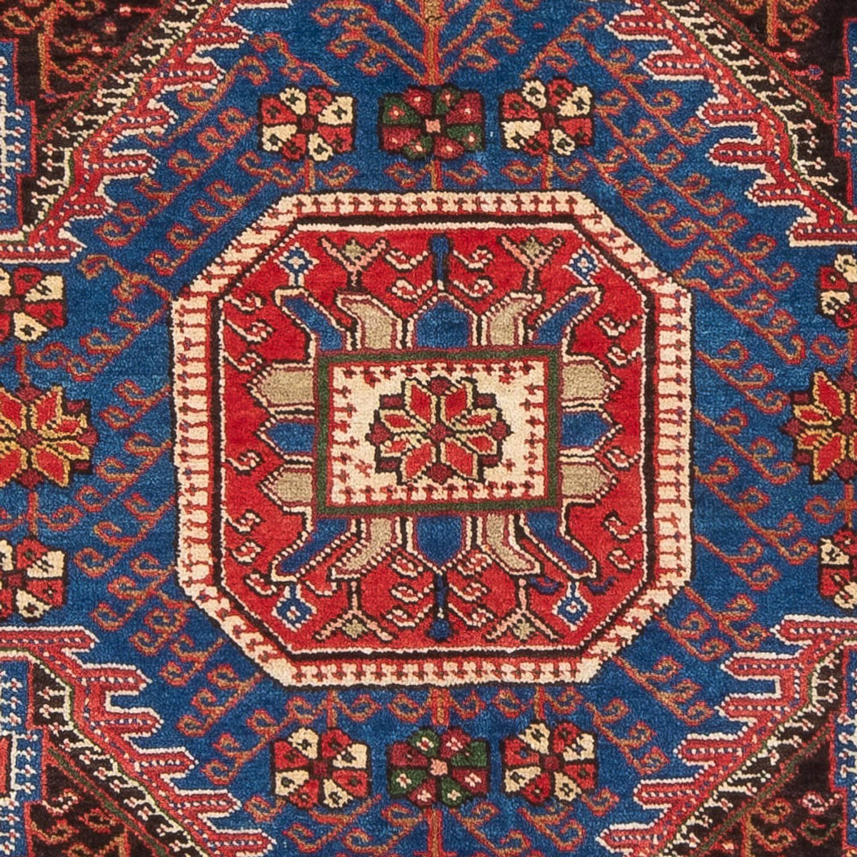 Perski dywan - Nomadyczny - 213 x 137 cm - niebieski