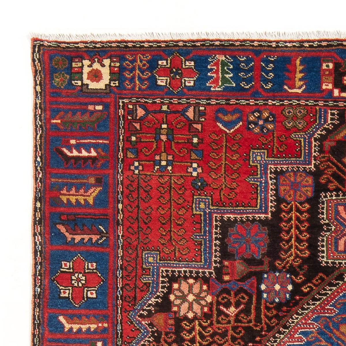 Perski dywan - Nomadyczny - 213 x 137 cm - niebieski