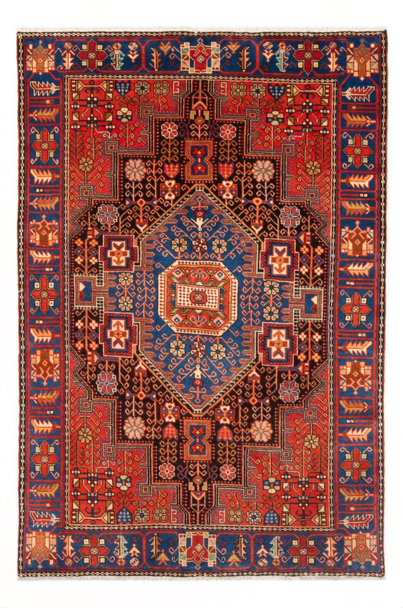 Perski dywan - Nomadyczny - 193 x 136 cm - niebieski